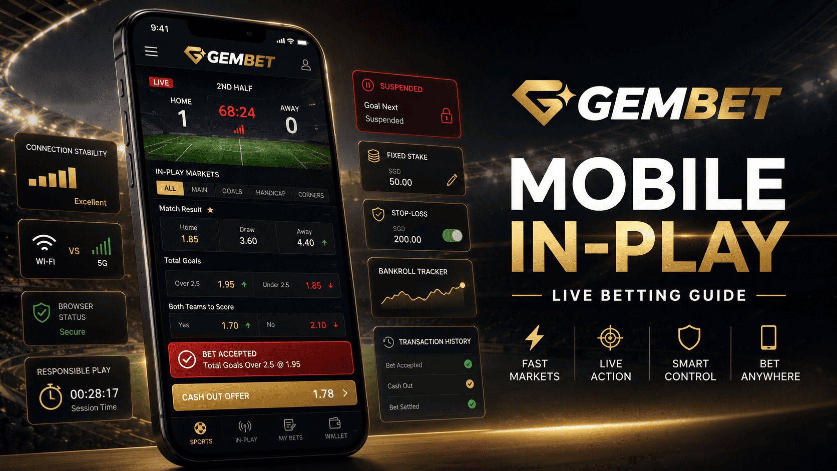 GemBet Singapore mobile in-play betting guide