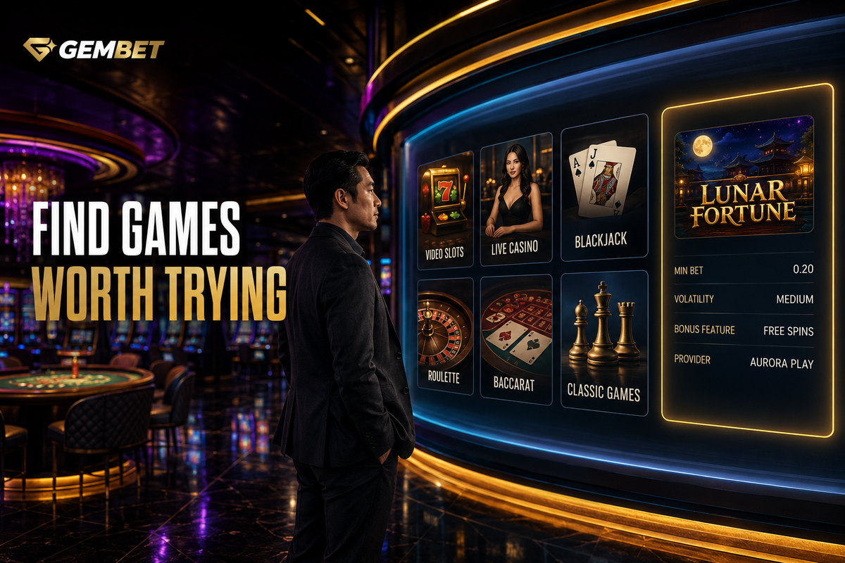 Gembet casino games experienced players compare